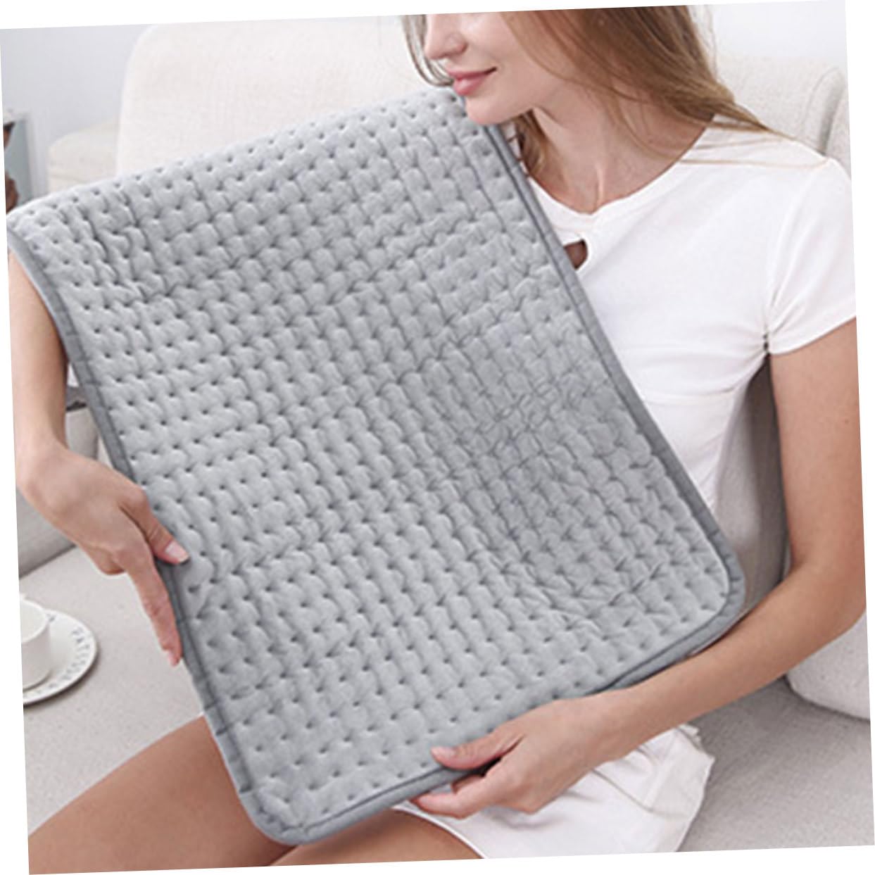 PACKOVE Almohadilla Térmica Eléctrica Para Mujeres Cólicos Menstruales Calentador Pies Almohadilla Espalda Calefactor