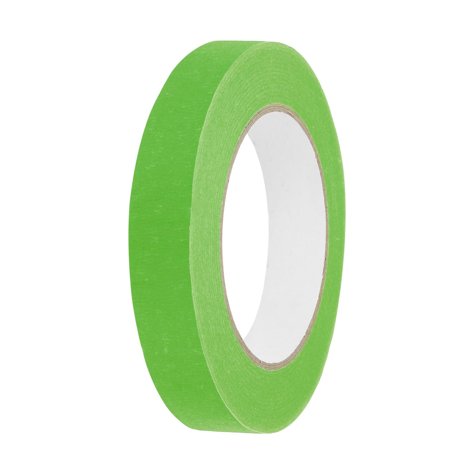 sourcing map 20mm x 50 Meters Colored Masking Tape Universal Crepe Paper Colorful Masking Painter Tape for Art Drawing DIY Handcraft Labeling Sealing, Green โ image 1