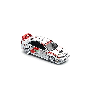 三菱Lancer WRC04 & Starion 限定モデルセット 1/64 MITSUBISHI LANCER EVOLUTION IV - STEEL SILVER【PR640140