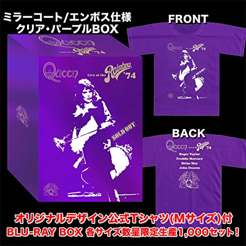 Queen - Live at The Rainbow '74 Blu-ray Box w/T-Shirt (Purple/Size M), Limited Edition] (CD+DVD+T-Shirt(Color: Purple/Size: M)) [Japan LTD BD] VQXD-10083 image 2