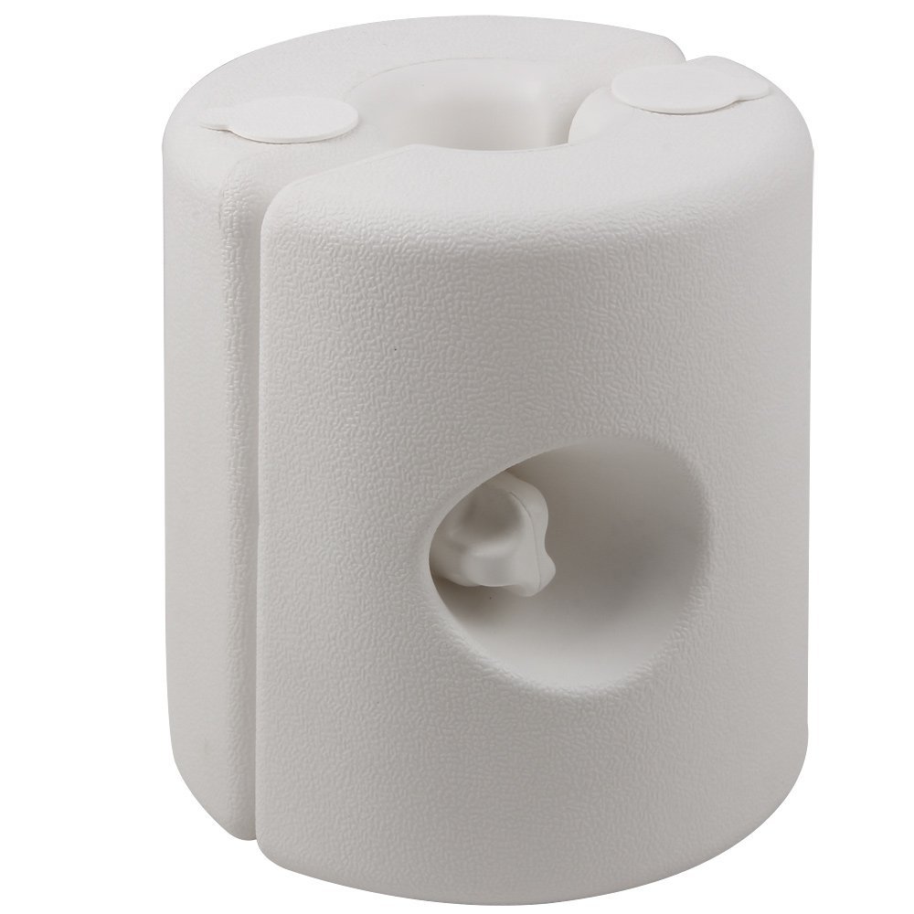Set de 4 Poids pour pavillon Fixation en polyéthylène Haute densité tonnelle pavillon Tente Remplissage Eau/Sable Stable Robuste