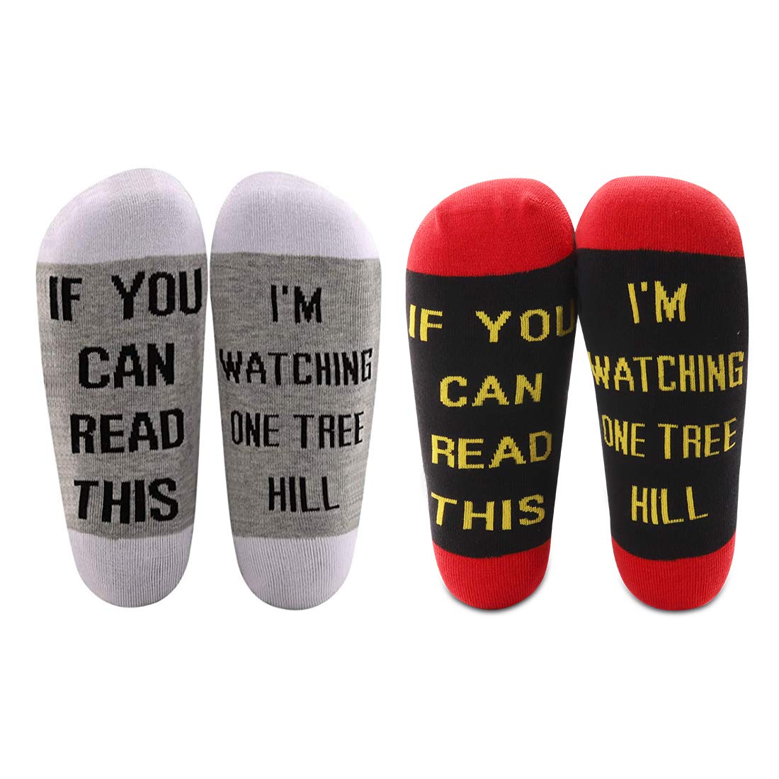 LEVLO Basketball Inspired Gift If You Can Read This I'm Watching Cotton Socks Basketball Fans Gift