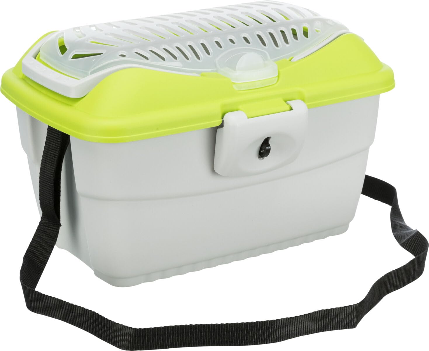Trixie Mini Capri Boîte de Transport 40 x 22 x 30 cm Gris Clair/Vert