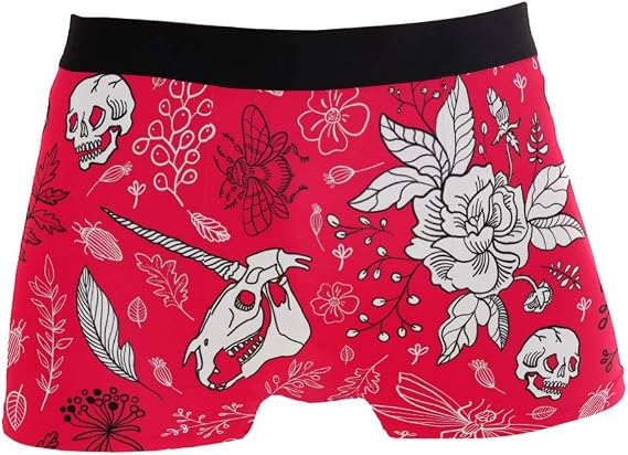 Fashion Colorful Summer Men's Casual Underwear Boxer Briefs Breathable Sport