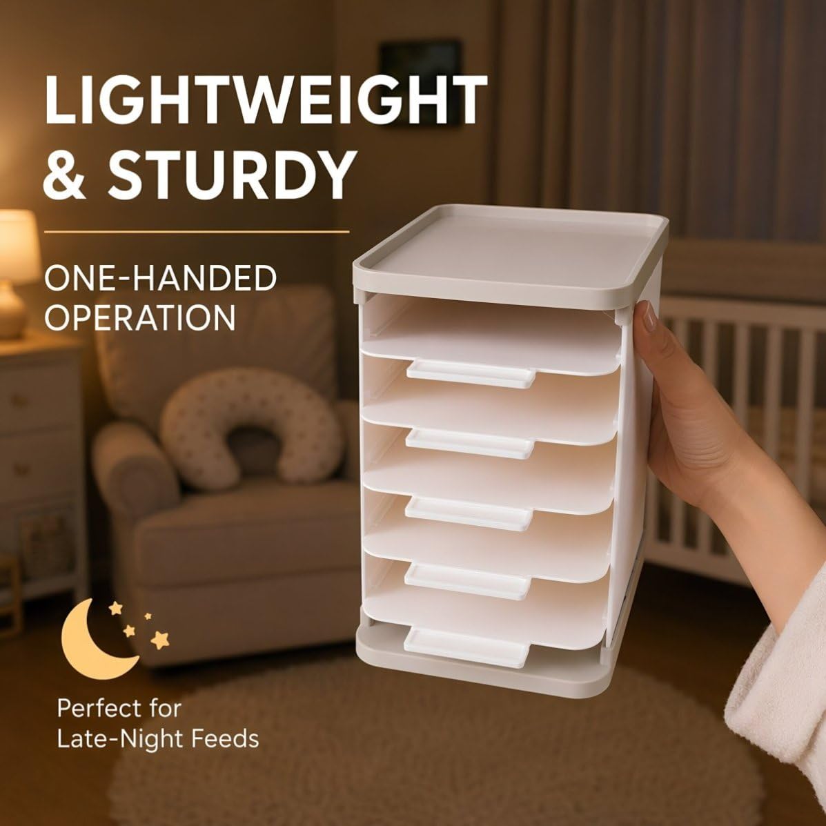 Organizador para Bolsas de Leche Materna, Diseño Desmontable