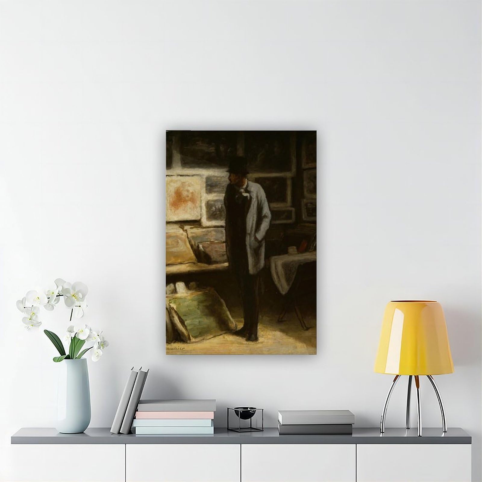 Honoré-Victorin Daumier Kunstdruck auf Leinwand, Wandkunst, Poster und Drucke, ästhetische Raumdekoration, für Schlafzimmer, Büro, 40 x 60 cm