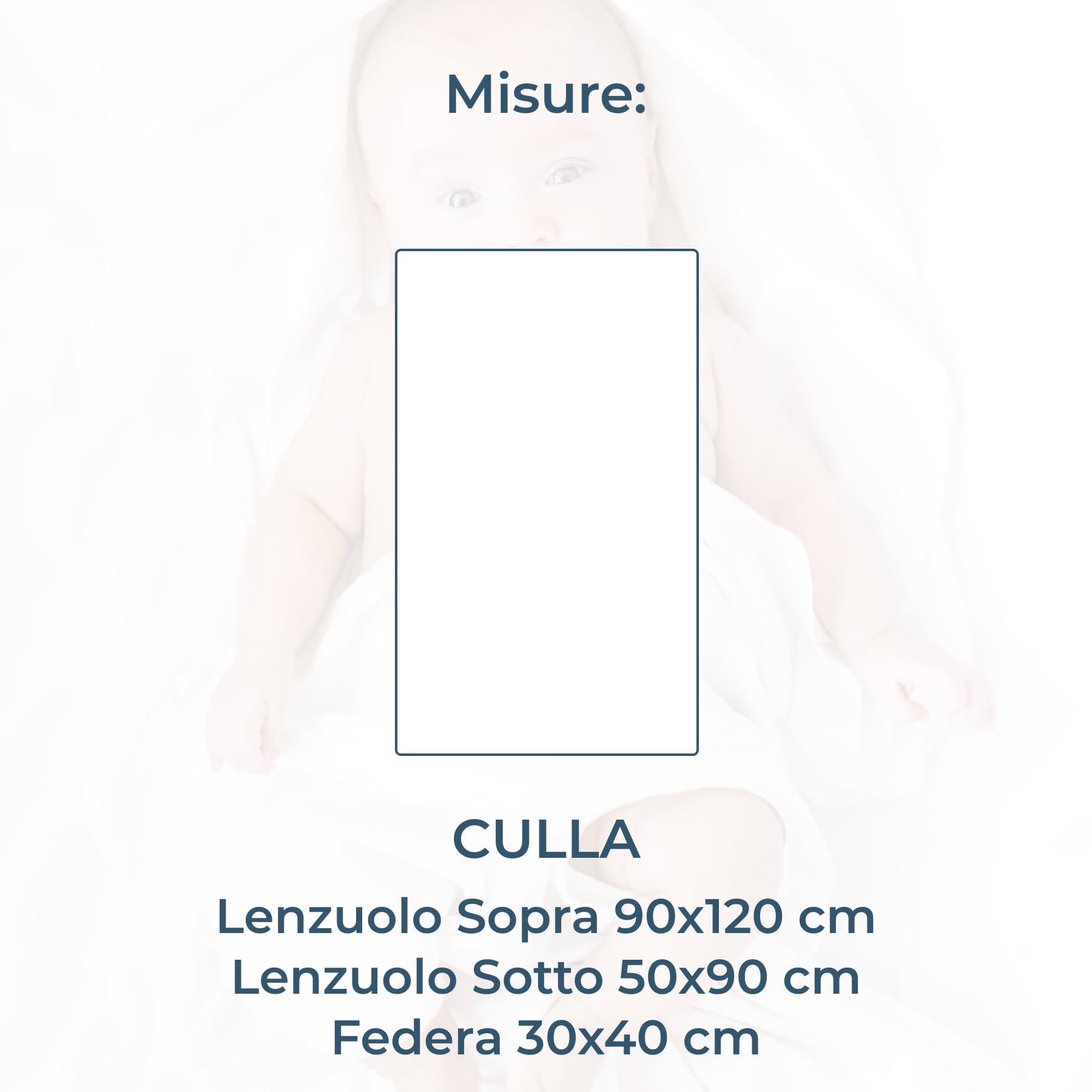 Lisola Set Lenzuola Culla Neonato, Puro Cotone, con Federa, Tinta Unita, Made in Italy, Lavabile in Lavatrice, 8 Colori Diversi, Regalo per Neonato, Maschio e Femmina (Culla, Bianco)