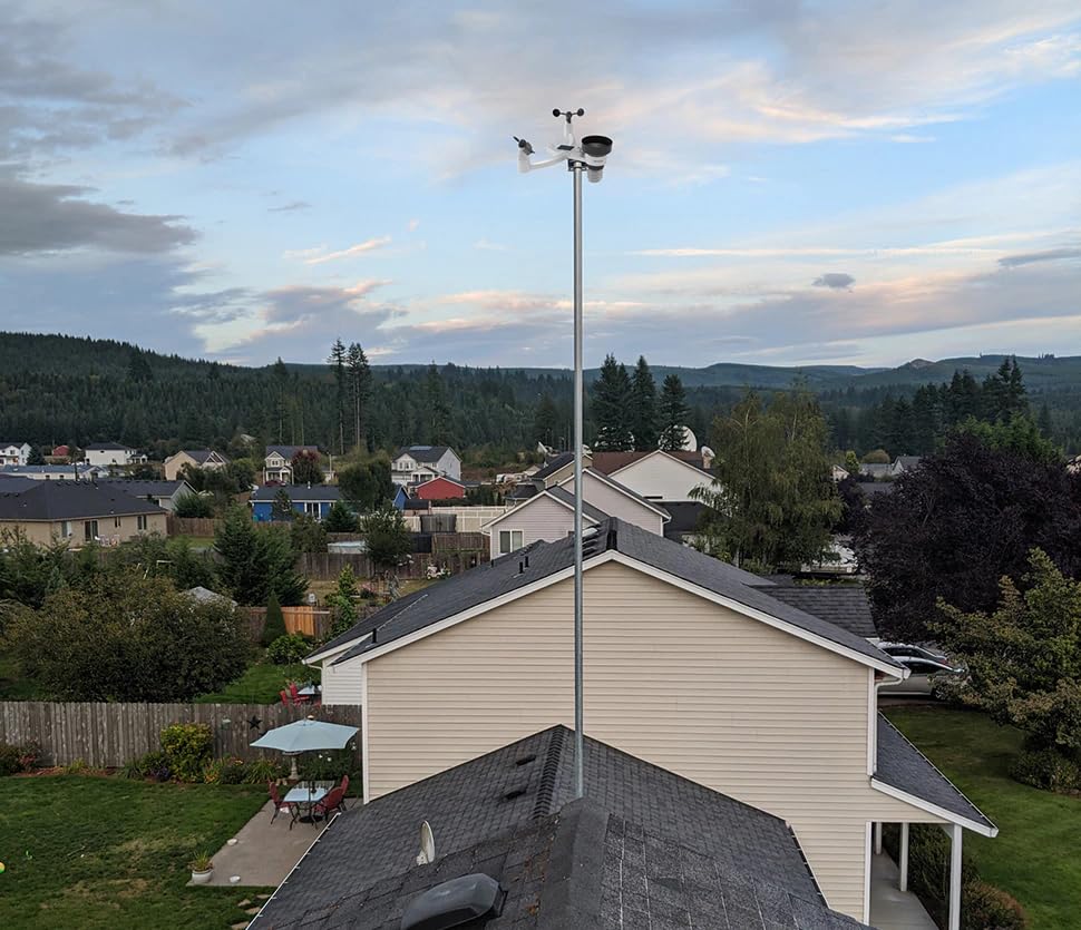 0360-025T WiFi 433mhz Wireless Professional 7 in 1 Weather Station with WiFi(0360-025T)