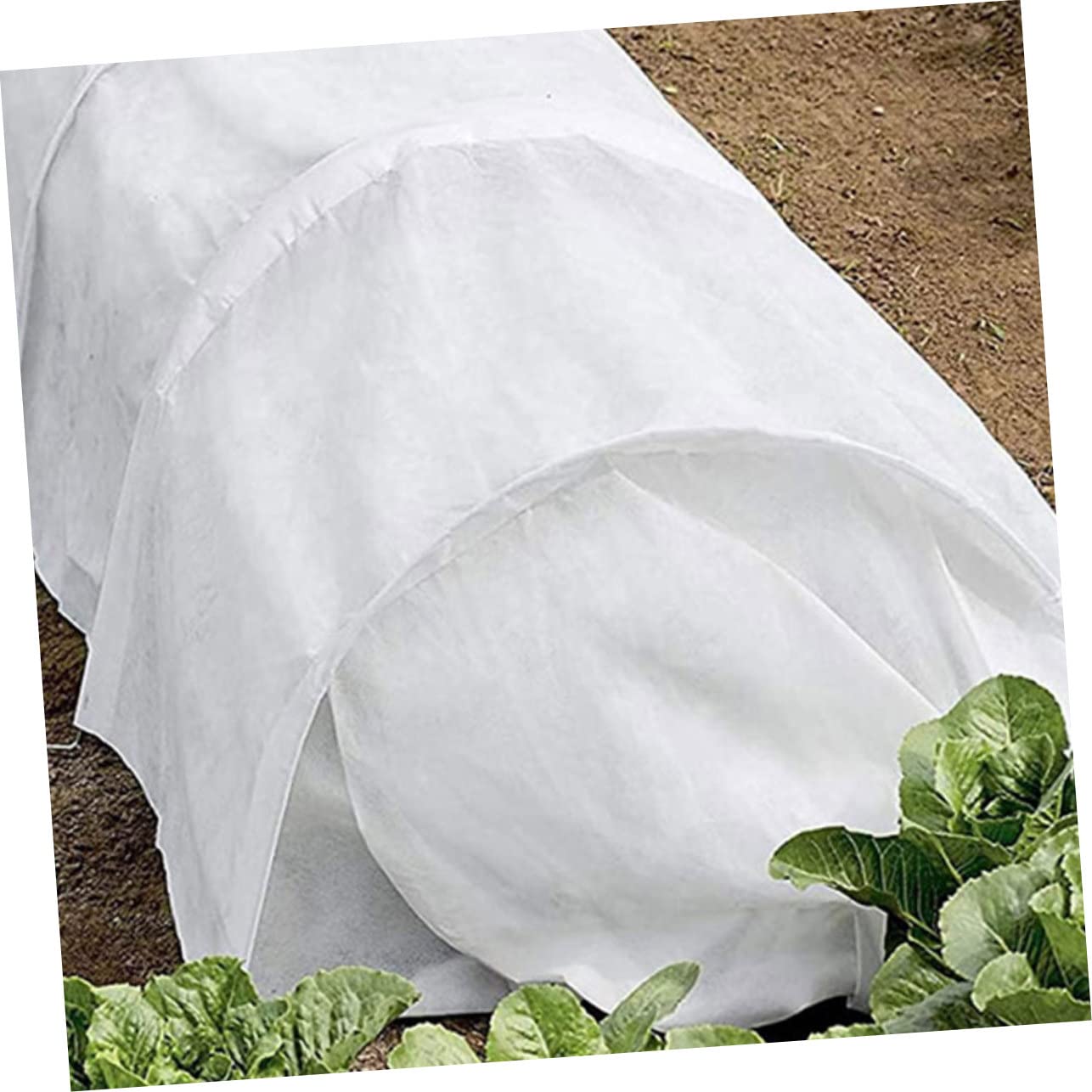 Couverture pour Blanc Non-tissé Plantes Antigel Hivernage | Plantes Tendres et Fraisiers, Isolation et Maintien de L’humidité, Usage Saison Froide