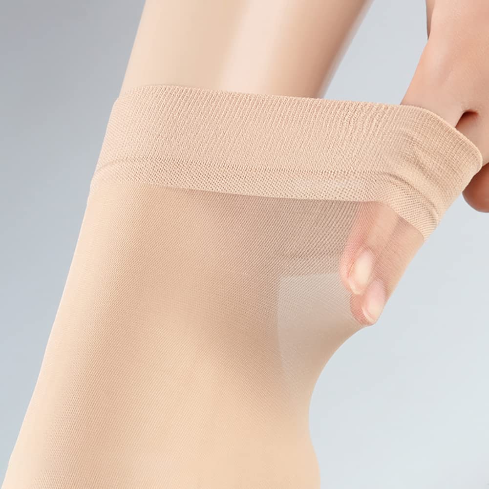 20 paia di calzini in nylon trasparente da donna, calzini sottili per sandali alla caviglia, collant alti alla caviglia, calze corte per donne e ragazze