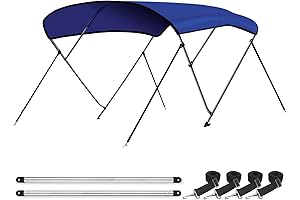 Leader Accessories Bimini Boat Top: Waterproof Protection for On-Water Adventures