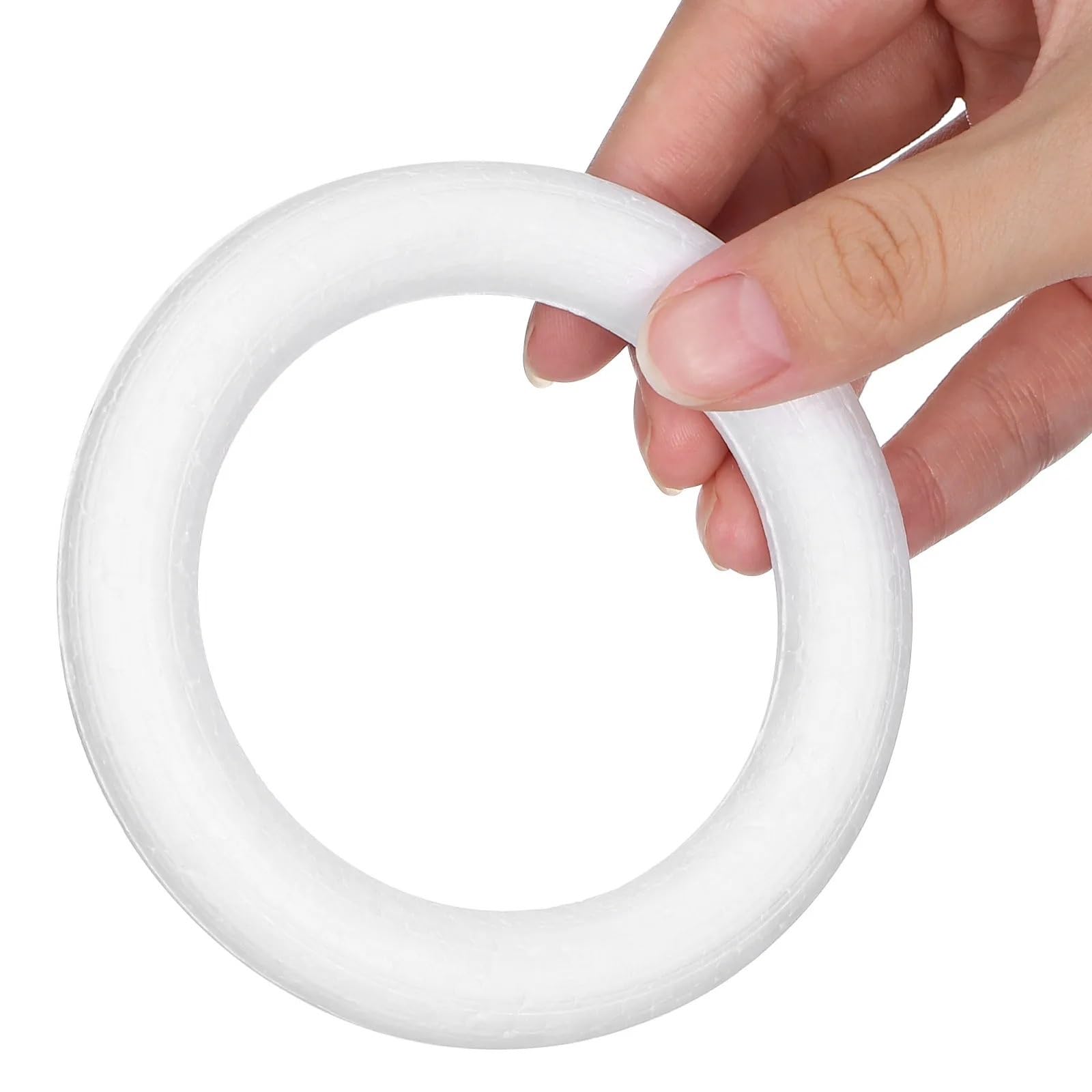 Cercle Artisanal de Couronne Mousse Blanche 30 pièces