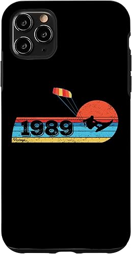 iPhone 11 Pro Max Kitesurfer Kitesurfing Birthday Vintage 1989 born Kitesurf Case