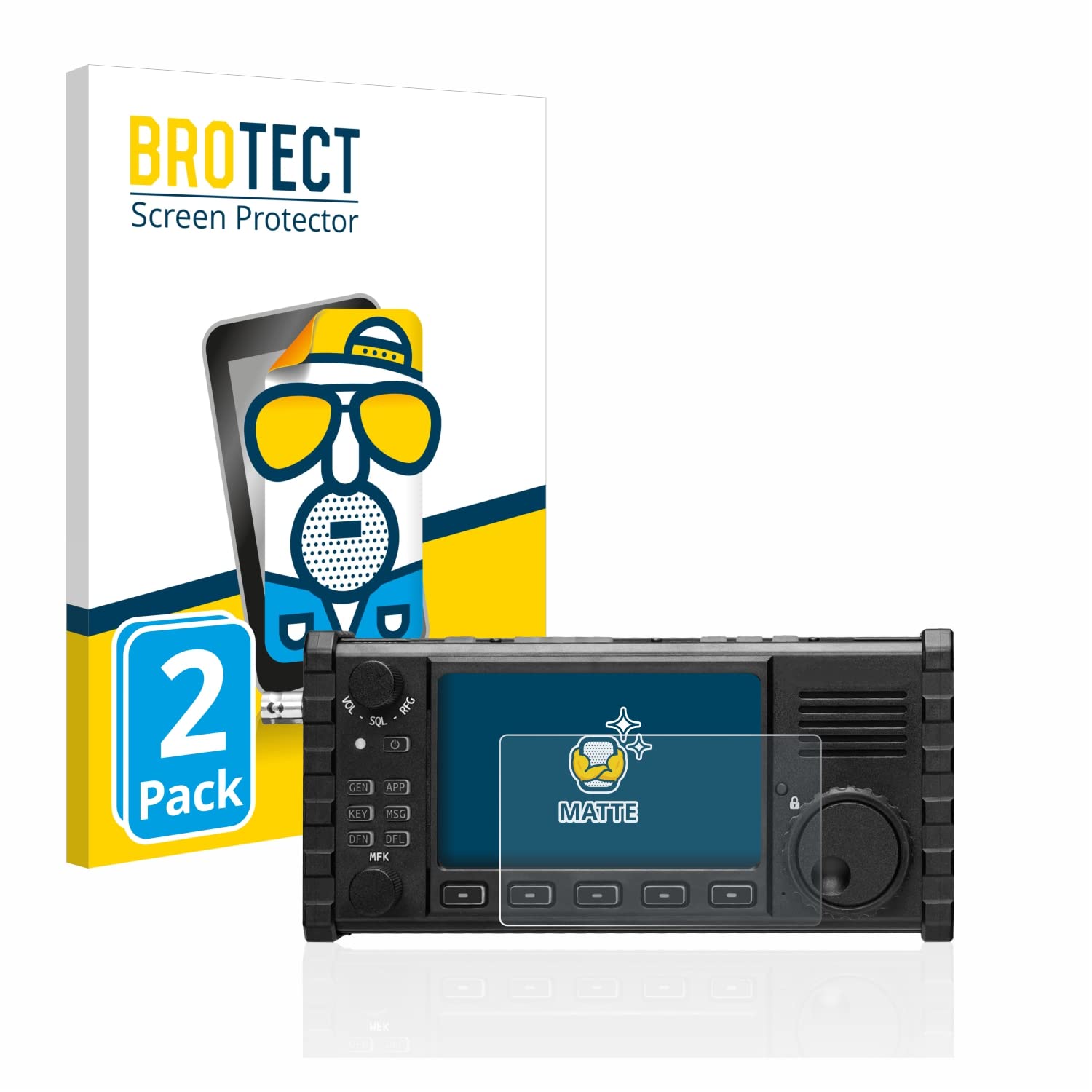 brotect Screen Protection Film 2-Pack Compatible with Xiegu X6100 HF-Transceiver Anti Glare Screen Protector [Matte, Scratch Proof]