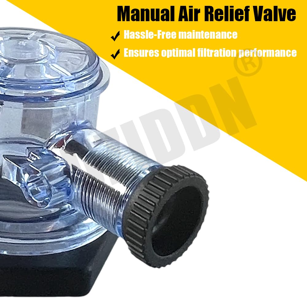 Gruppo valvola di sfogo aria manuale 273564 273564Z per filtro a sabbia per piscina e spa, compatibile con Pentair Triton II, Triton C, TR100C, TR140C, valvola di sfiato dell'aria di ricambio