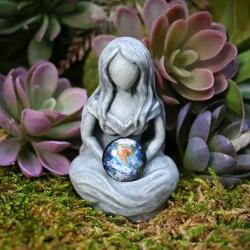 3''Mother Earth Statue,Faceless Gaia Statue Mother Earth Resin Figurine Suit For Witchy Room Spiritual Room Altar Decor #TOP4