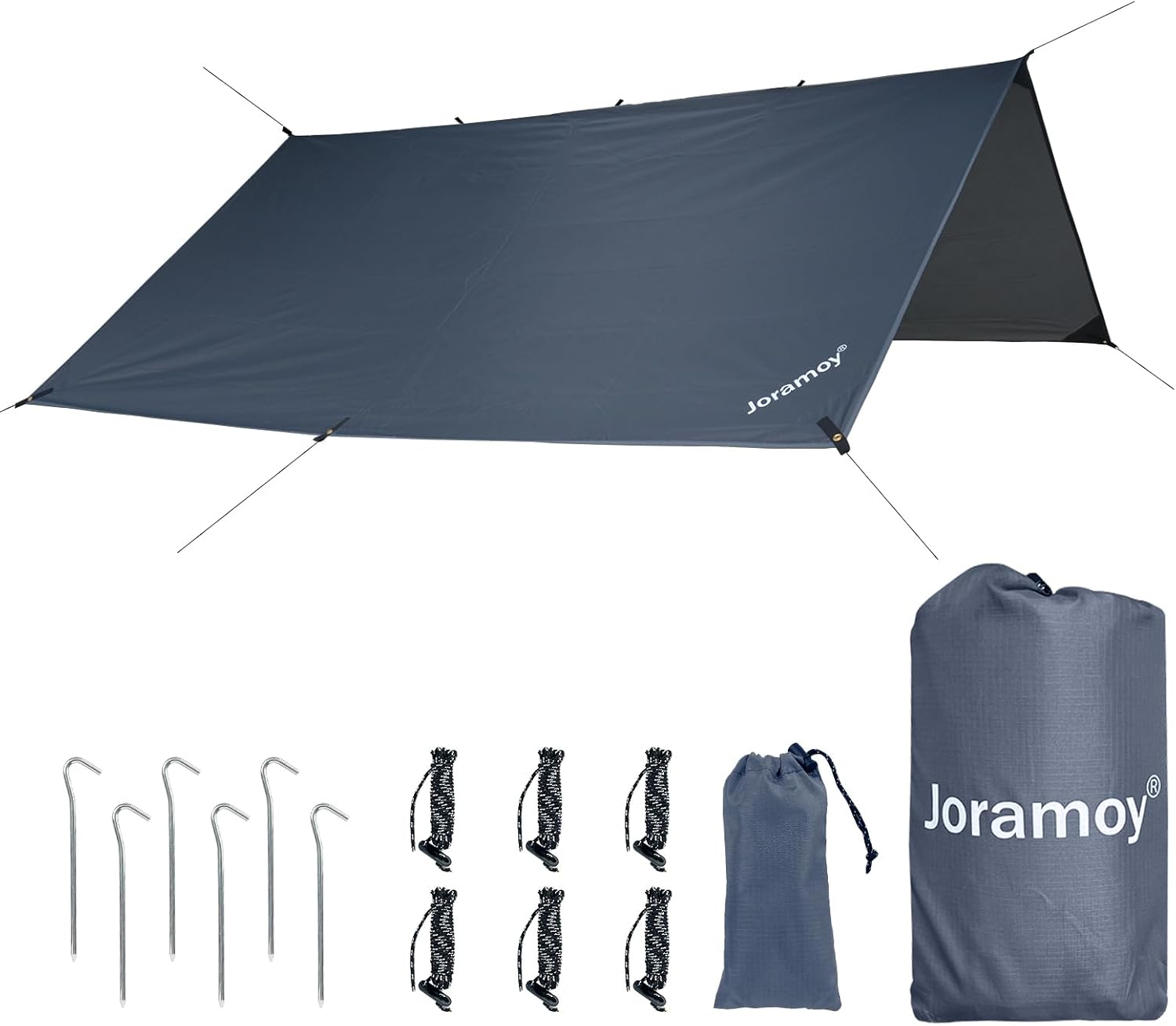 10ft x 10ft Waterproof Camping Tarp – Lightweight UV-Resistant Hammock Cover 10ft x 10ft Waterproof Camping Tarp – Lightweight UV-Resistant Hammock Cover