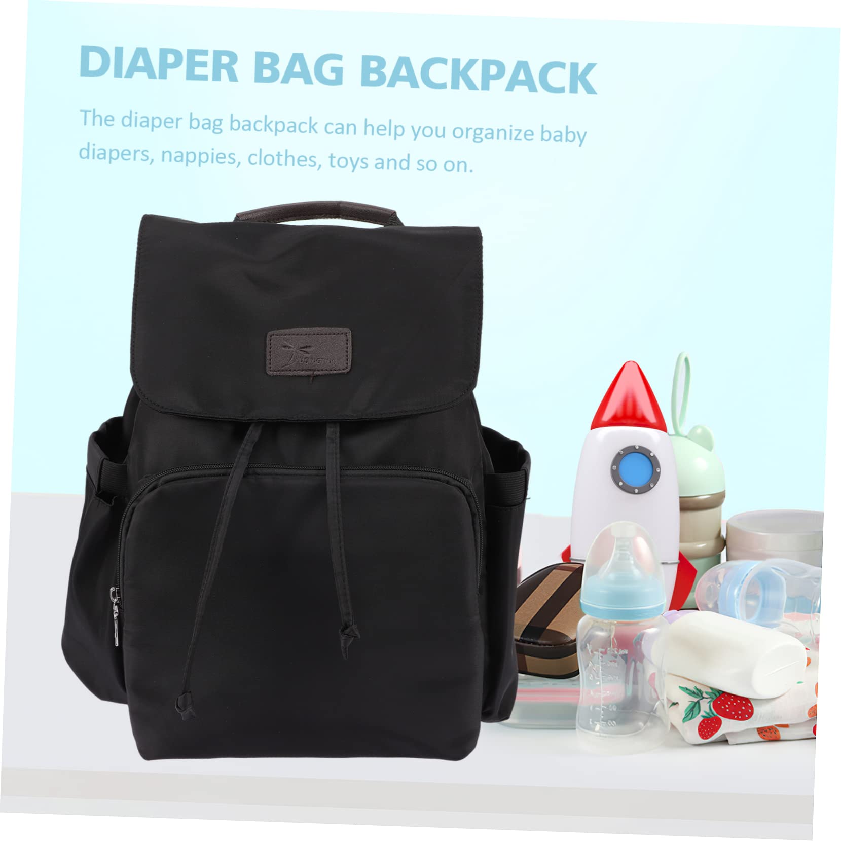 Organisieren Sie Die Bedürfnisse Des Babys Wickelrucksack Für Frauen Wickeltaschen Mit Kordelzug Multifunktional