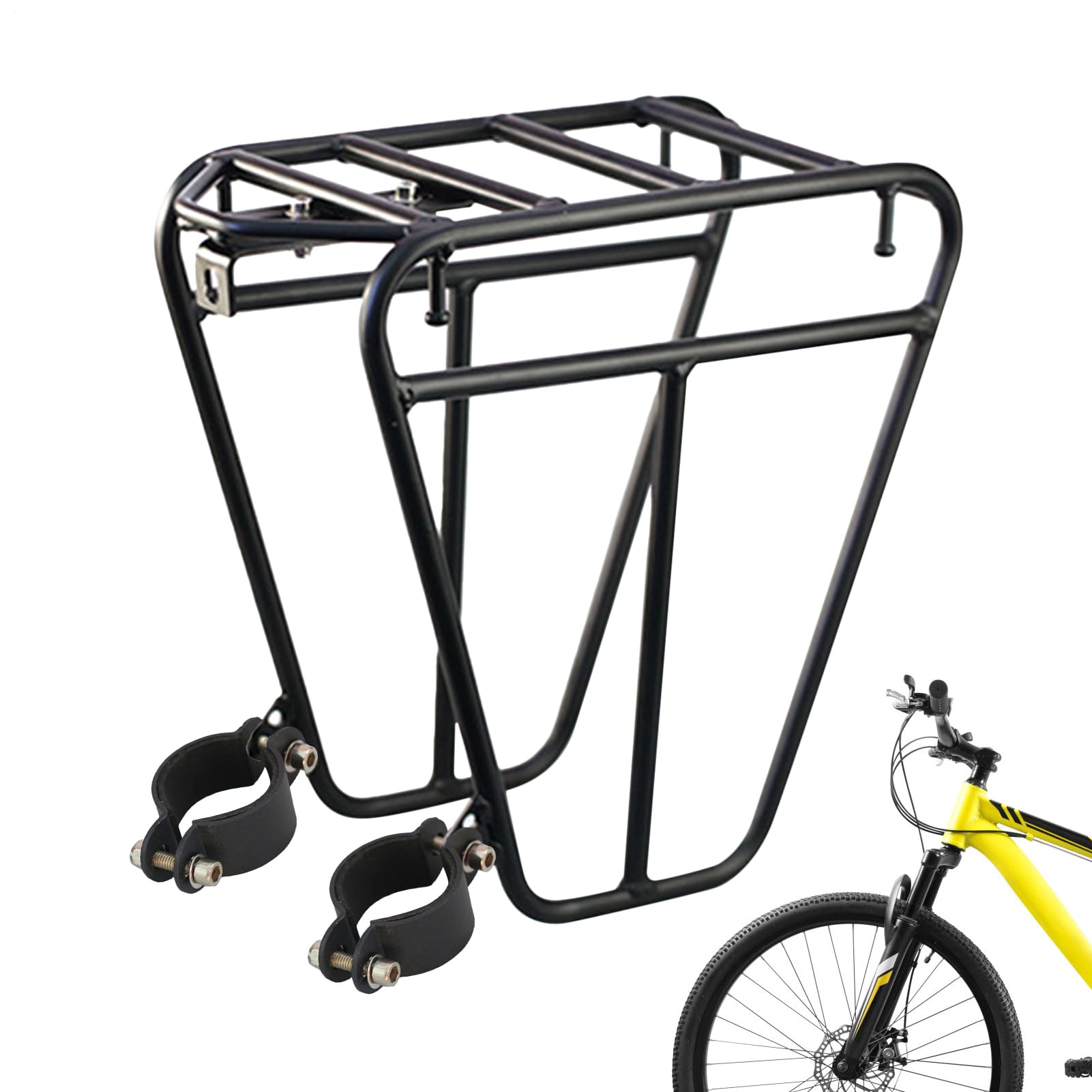 Bagaznik Rowerowy Przedni Stabilny Bagażnik Rowerowy Towarowy