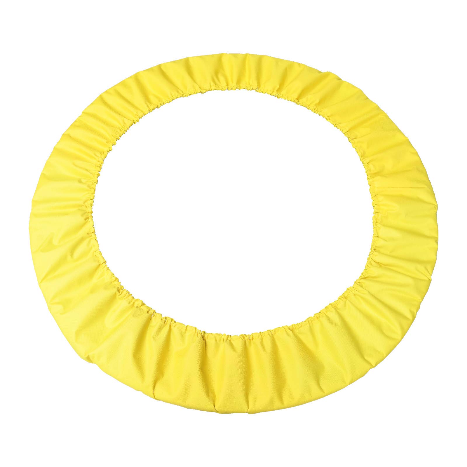 APJJ 32/36/38/40/45/48/50/54/60Inch Trampoline Cover Replacement Trampoline Surround Pad Safety Spring Padding Pads, Mini Fitness Trampolines Tear-Resistant Edge Protection,Yellow,137cm