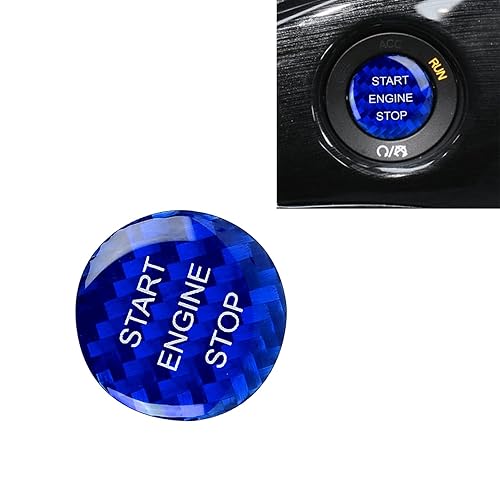 Compatible con panel de botón de arranque y parada de motor interior de fibra de carbono, accesorios de automóvil para Jeep Grand Cherokee 2014 2015