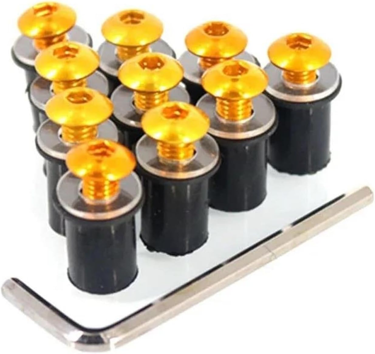 Windshield Nuts Bolts Motorcycle Windshield Bolts Kit For For Z650 For Z1000 SX For Z900RS Windscreen Fastener Fairing Screw Nuts Motobike Aluminum Fairing