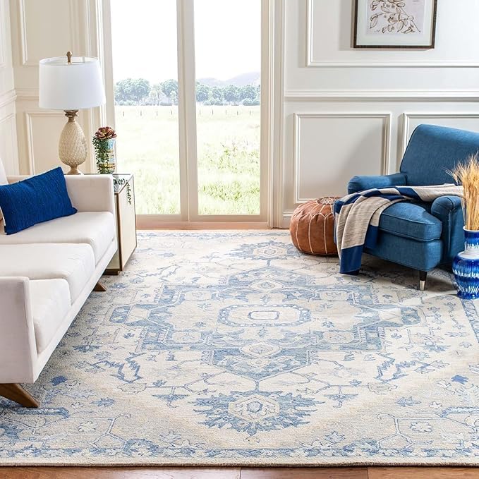 Image of Handmade Primium Collection Pure Woolen Carpet for Living Room,Bedroom and Hall (4 X 6) Feet Color Multi-16