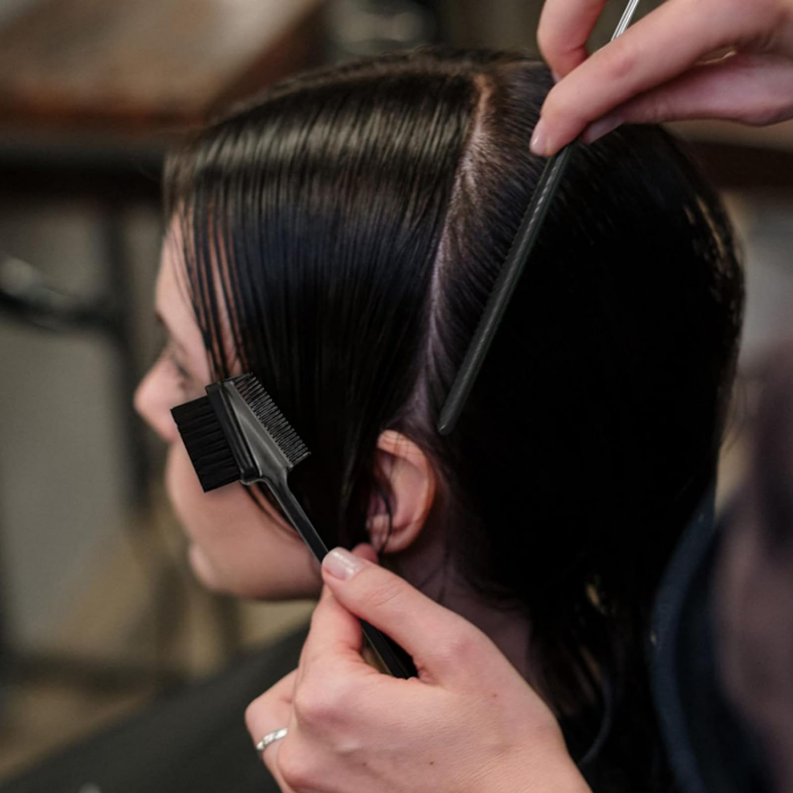 Wig Glue Wig Zubehör, Spitzenfront Mit Starkem Halt Perücken Kleber, Wig Accessories Mit Perückenkleberentferner, Perückenschmelzband, Haarwachsstift, Kantenkontroll-Kantenbürste