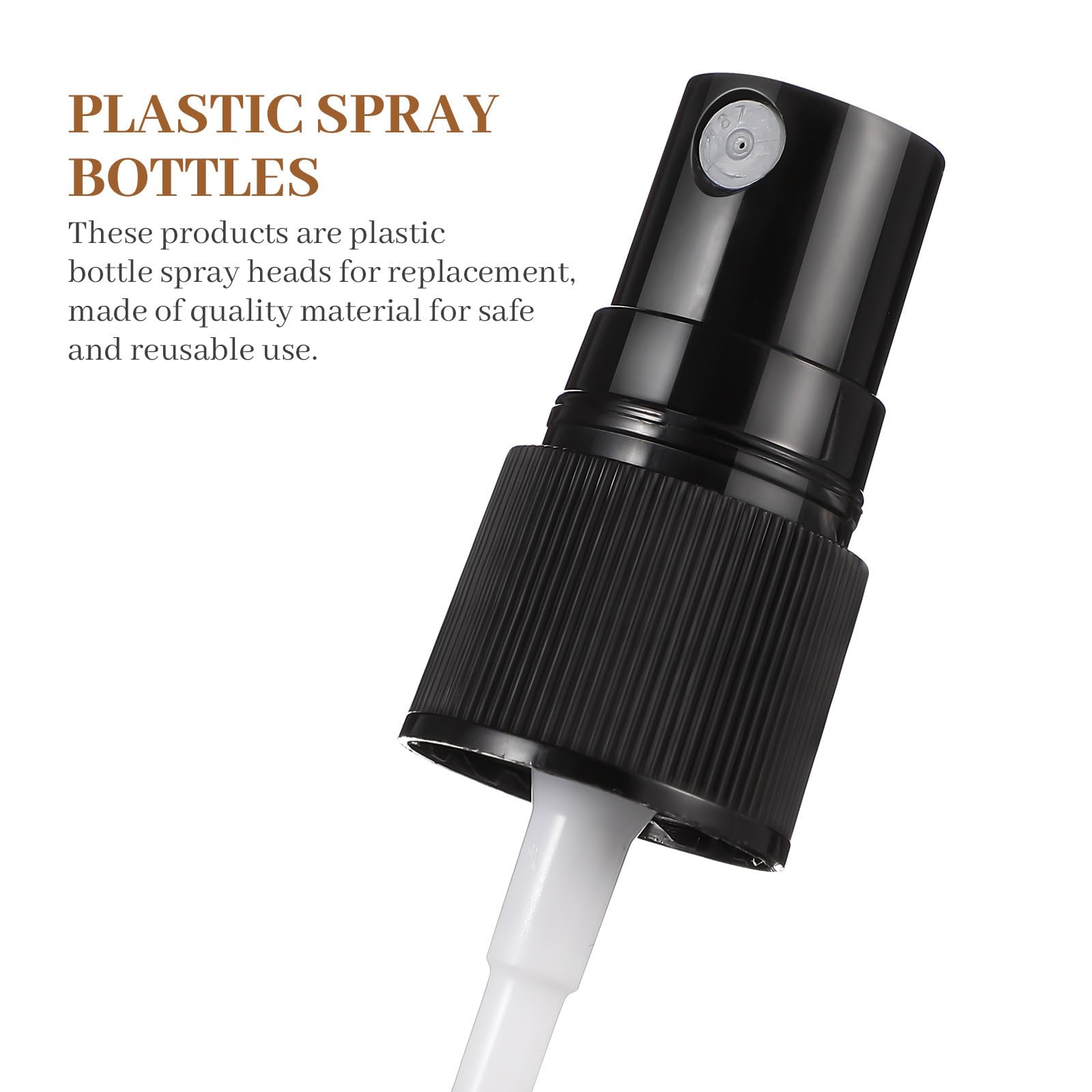 Parti di Ricambio per Spruzzatori 20 Pezzi Ugelli Atomizzanti da 18 MM, Tappi Spray per Flaconi Spray, Compatibili Erogatori per Profumi e Prodotti per Chioma
