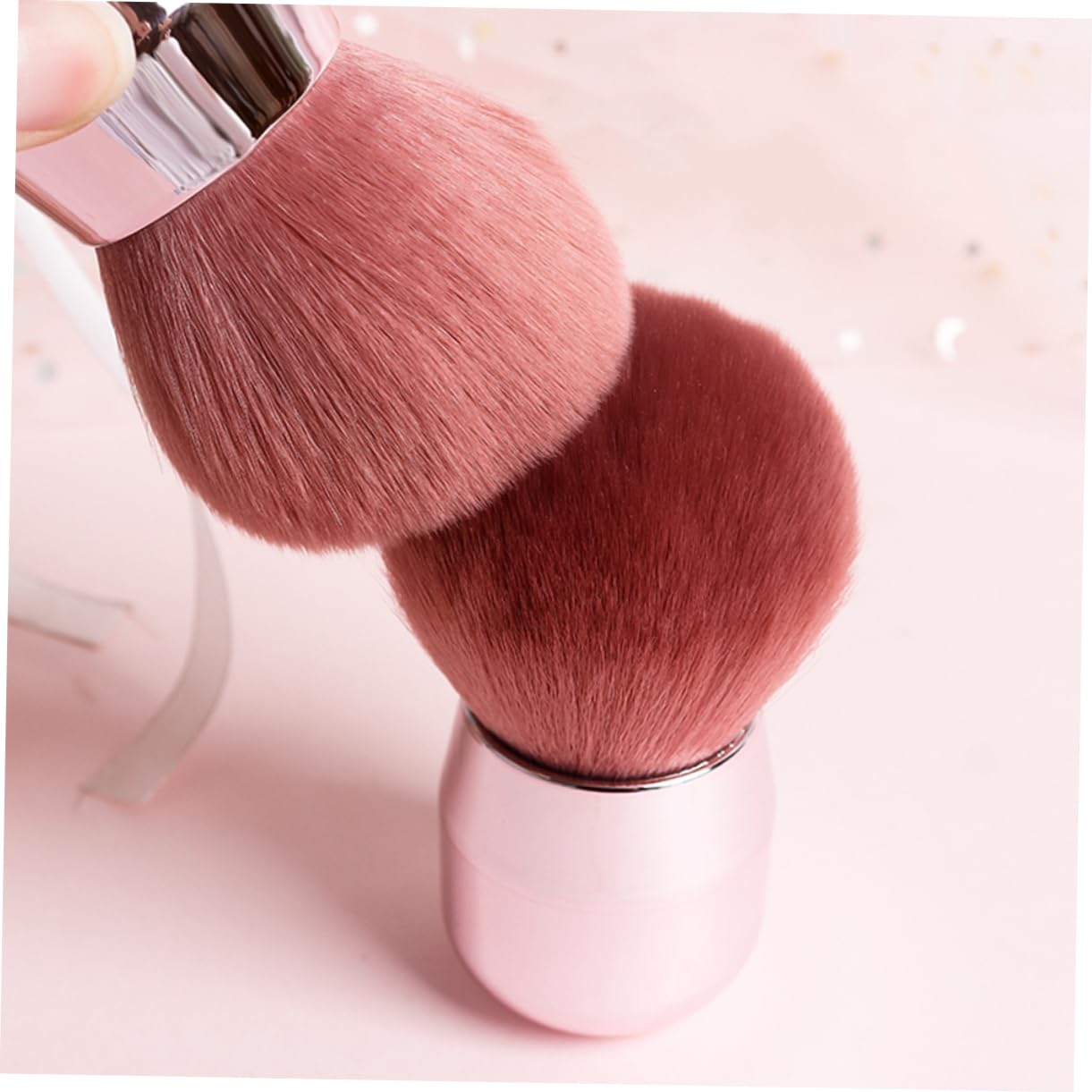 NOLITOY Natural Look Makeup Brush Set 2pcs Mushroom Head Sponges for Daily Professional Use