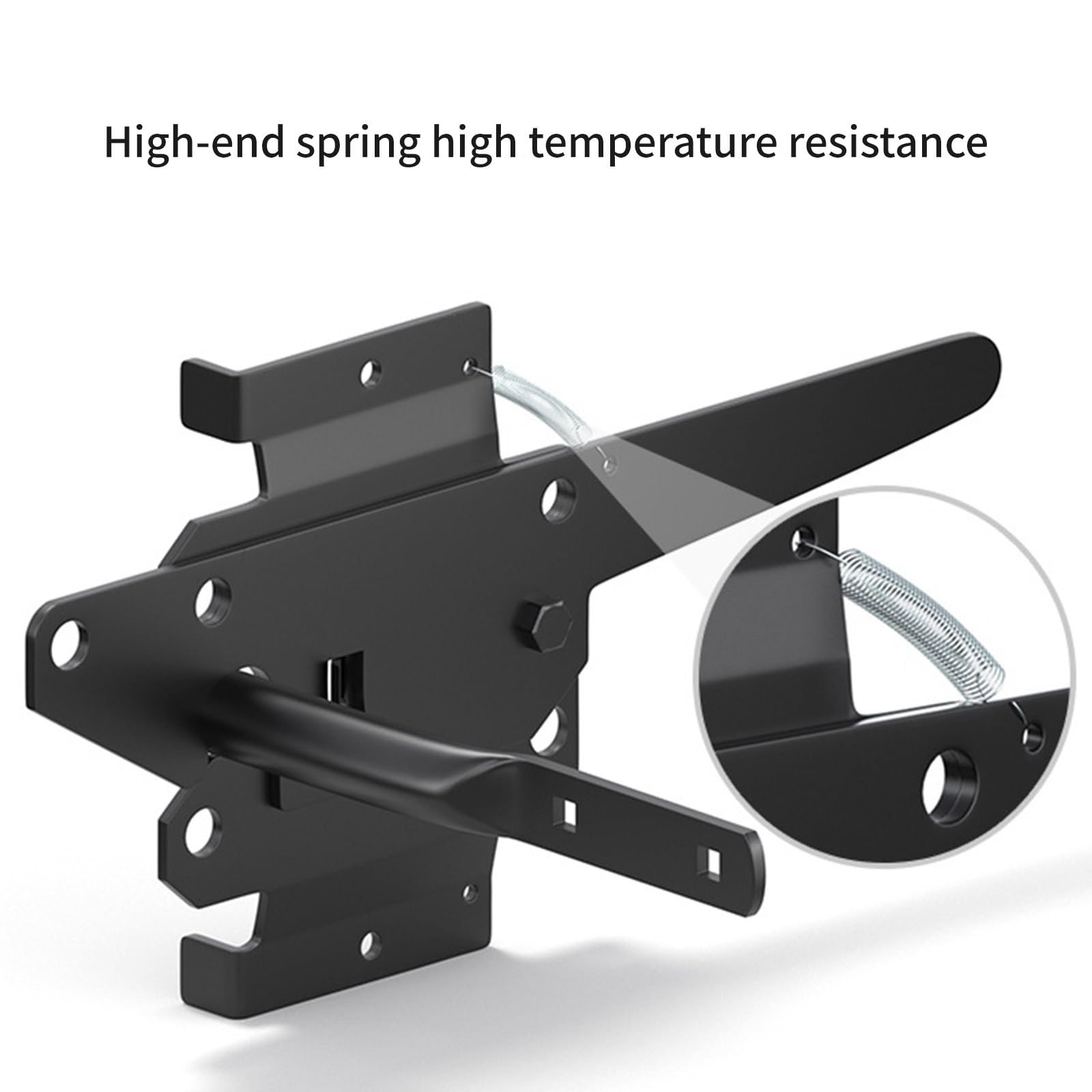 Pestillos de puerta de hierro resistente de seguridad al aire libre valla puerta cierre automático hardware puerta cierre automático