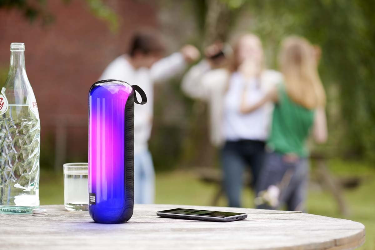 Altoparlante luminoso senza fili a 180� - BIGBEN - PARTYBTTUBEBK