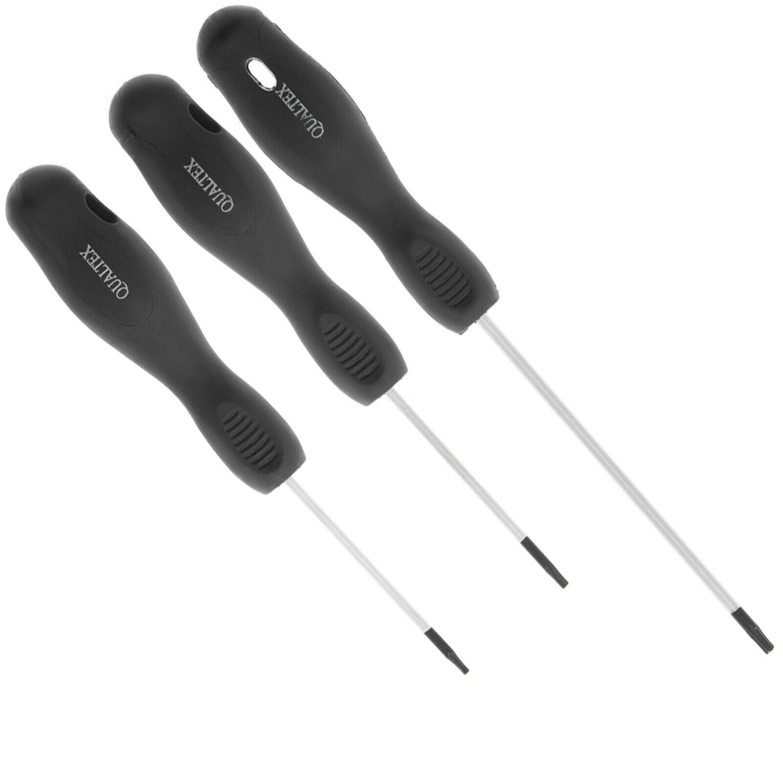 Qualtex T8 T10 T15 Torx Screwdriver Set Compatible With Dyson Dc04 Dc07, Dc14, Dc33, Dc24, Dc40, Dc41 And Dc50 Dc59 Vacuum Cleaners - 3 Pack Of Screwdrivers To Fit Most Dysons