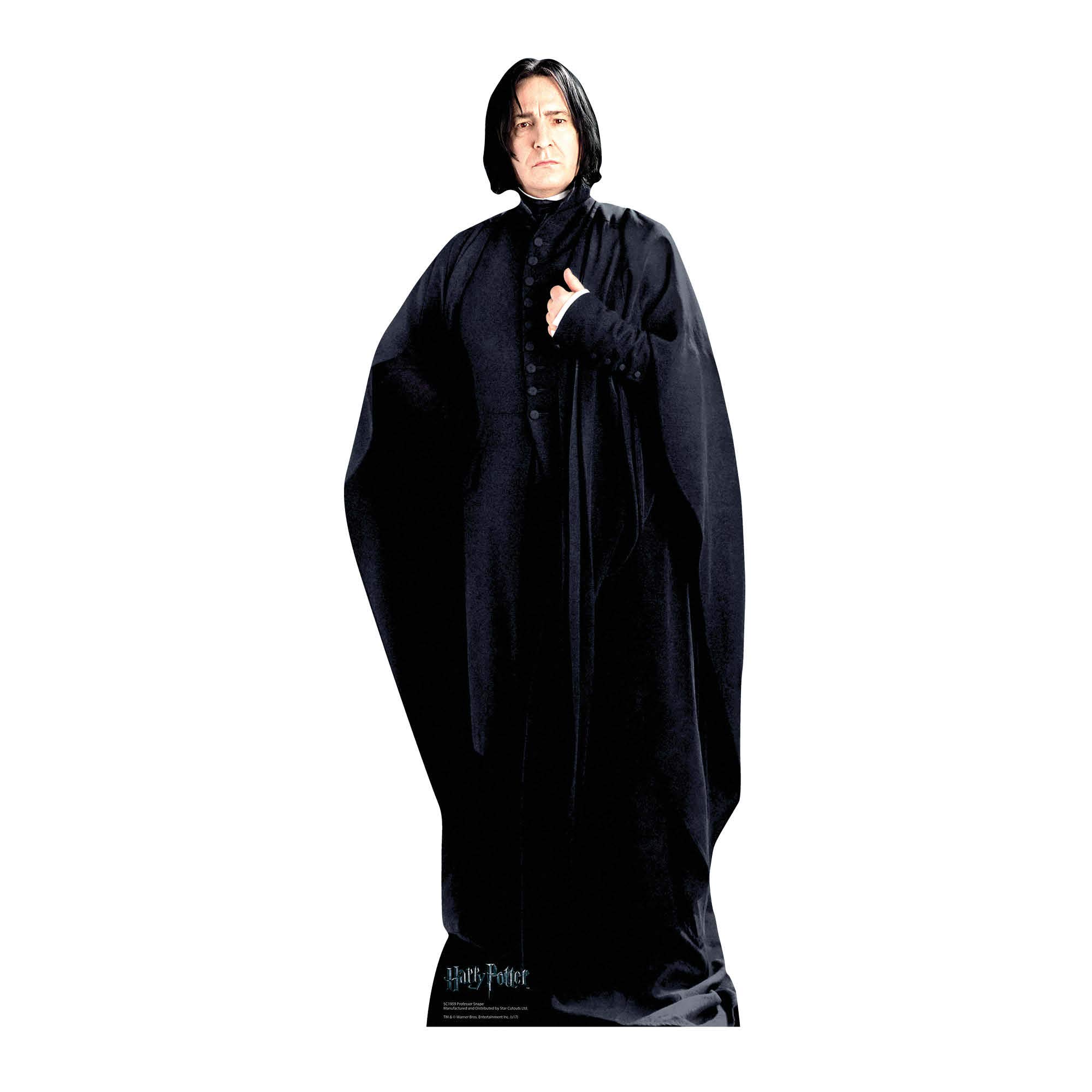 From the Official Harry Potter Books Star Cutouts Mini Cardboard Cutout of Professor Snape Alan Rickman 91cm Tall