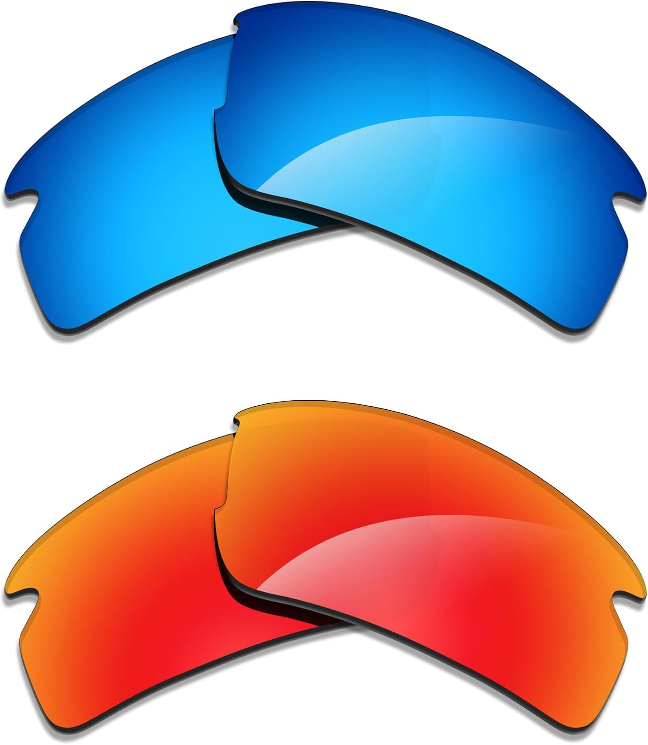 Alphax Polarized Replacement Lenses for Oakley Flak XXS OJ9008 | Glare Reduction | Precision Cutting