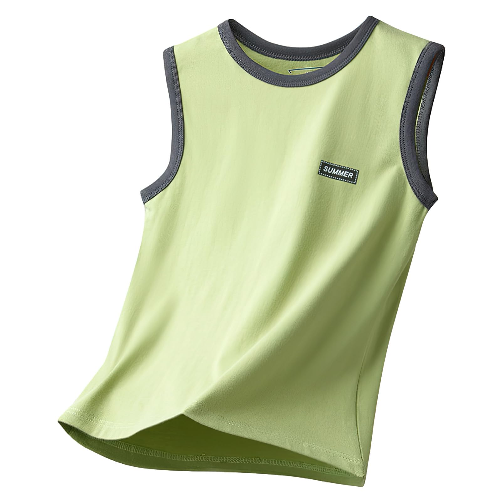 amropi Ensemble Enfant Garçon Eté Short et Débardeur Tenues de 2 Pièce pour 3-12 Ans