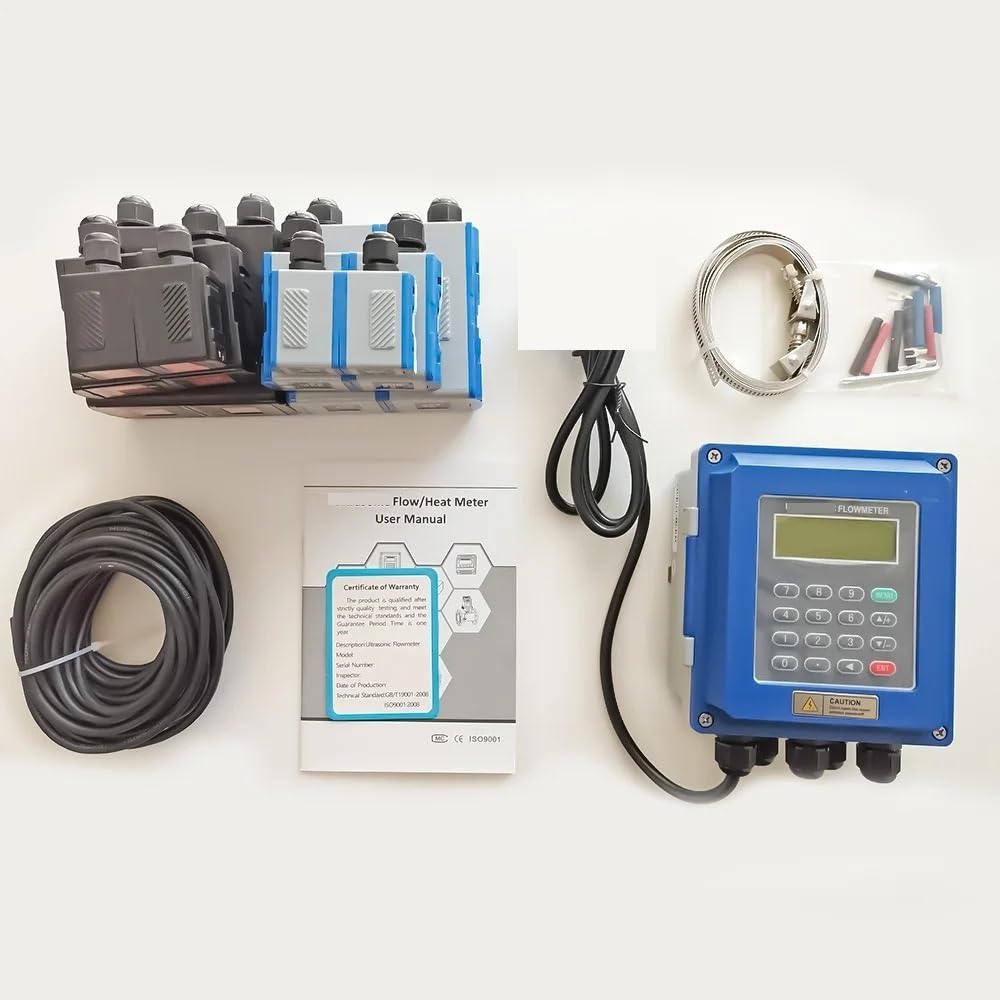 TUF-2000B, medidor de caudal de líquido, sensor TS-2/TM-1/TL-1, caudalímetro con Modbus RS485 4-20 mA, utilizado for tuberías de metal o plástico(High Temp DN25-6000)