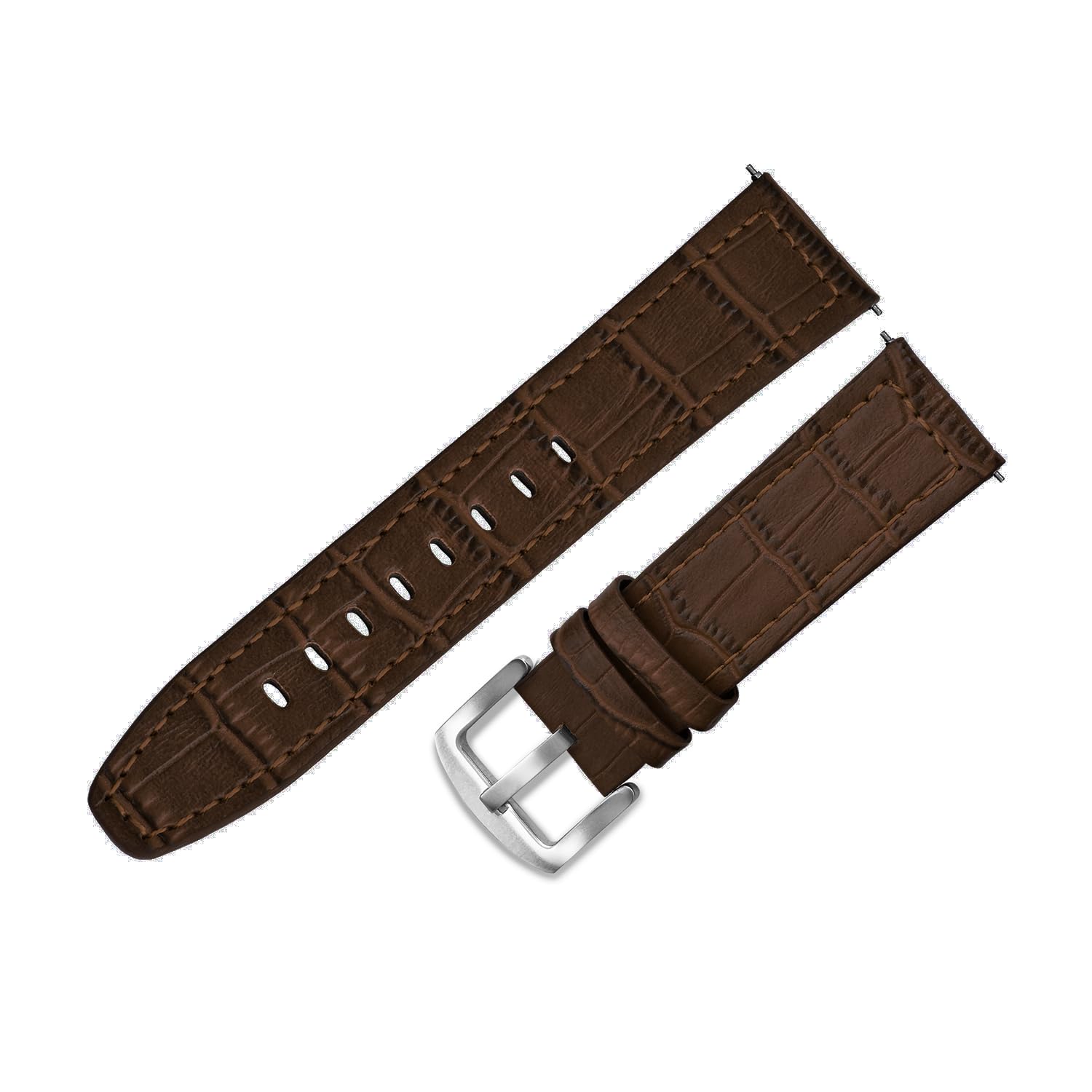 ADAMO Universal genuine leather Strap Suitable for all watches (for replacement to titan, timex etc.) and 20/22 MM Smart Watches