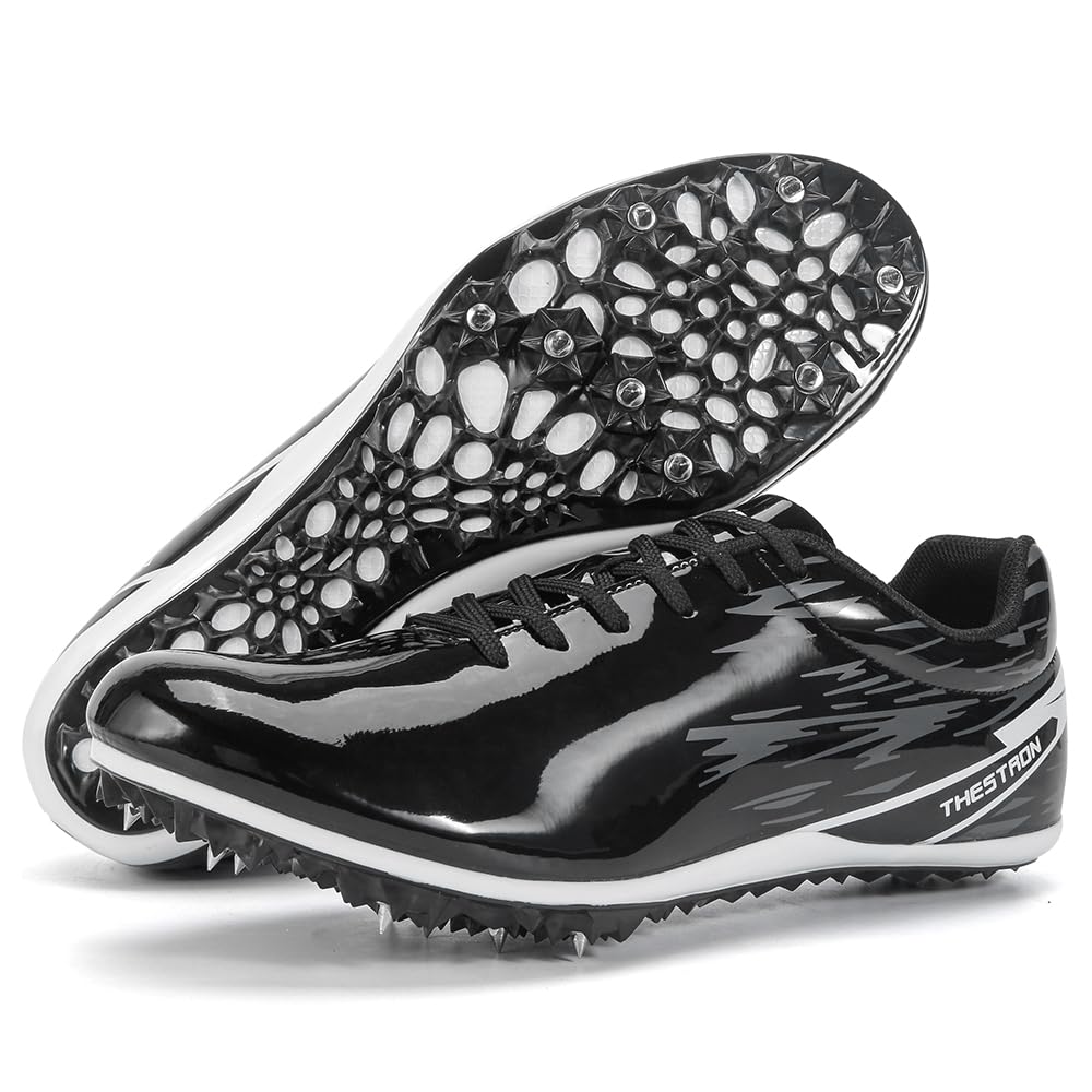Men Women Track Spikes Running Shoes Track & Fields Sneakers Kids Spiked Training Sneaker…