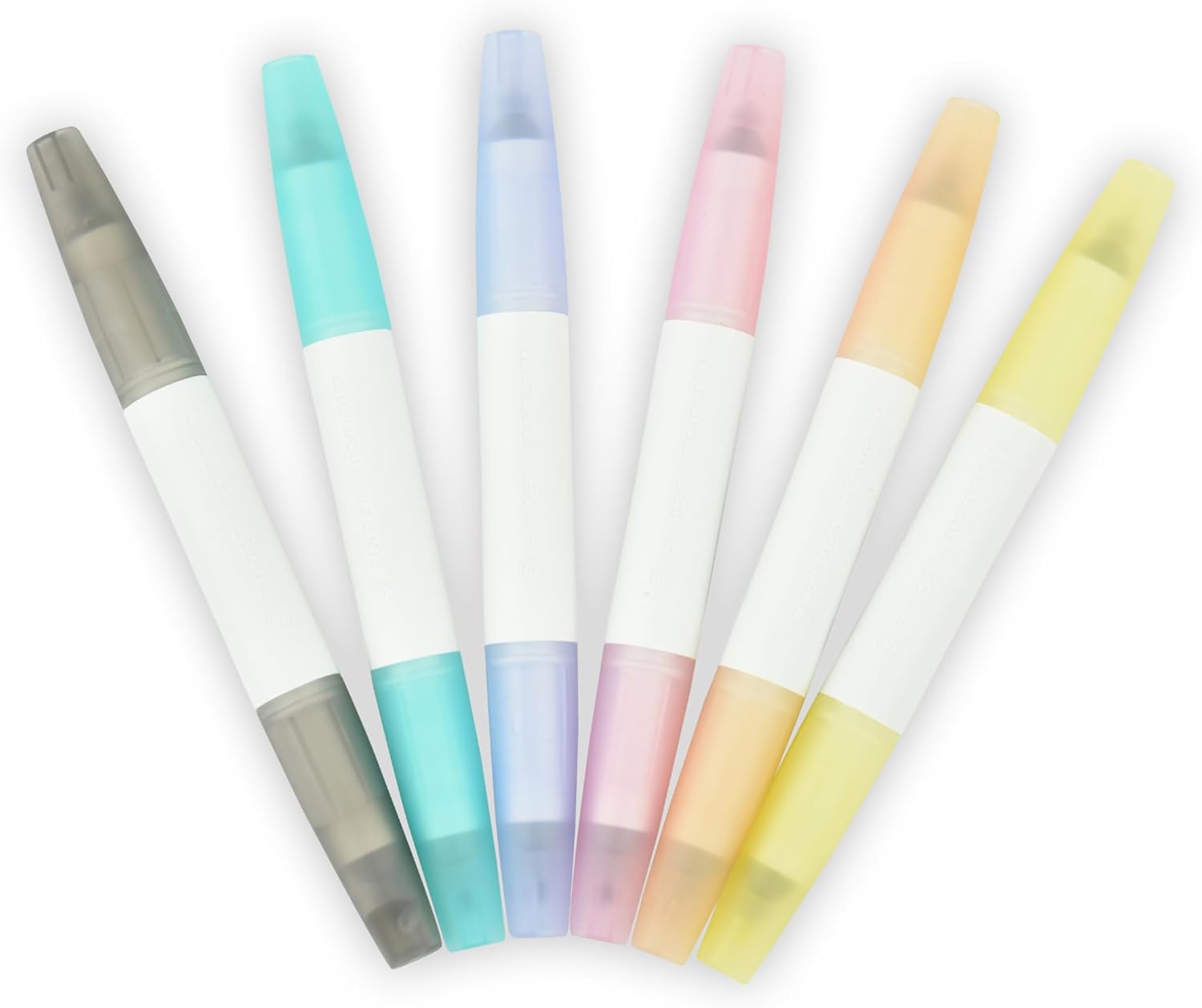 SINGER Momento Dual-Tip Markers, 6-Pack Fine & Felt Tips for Crafts