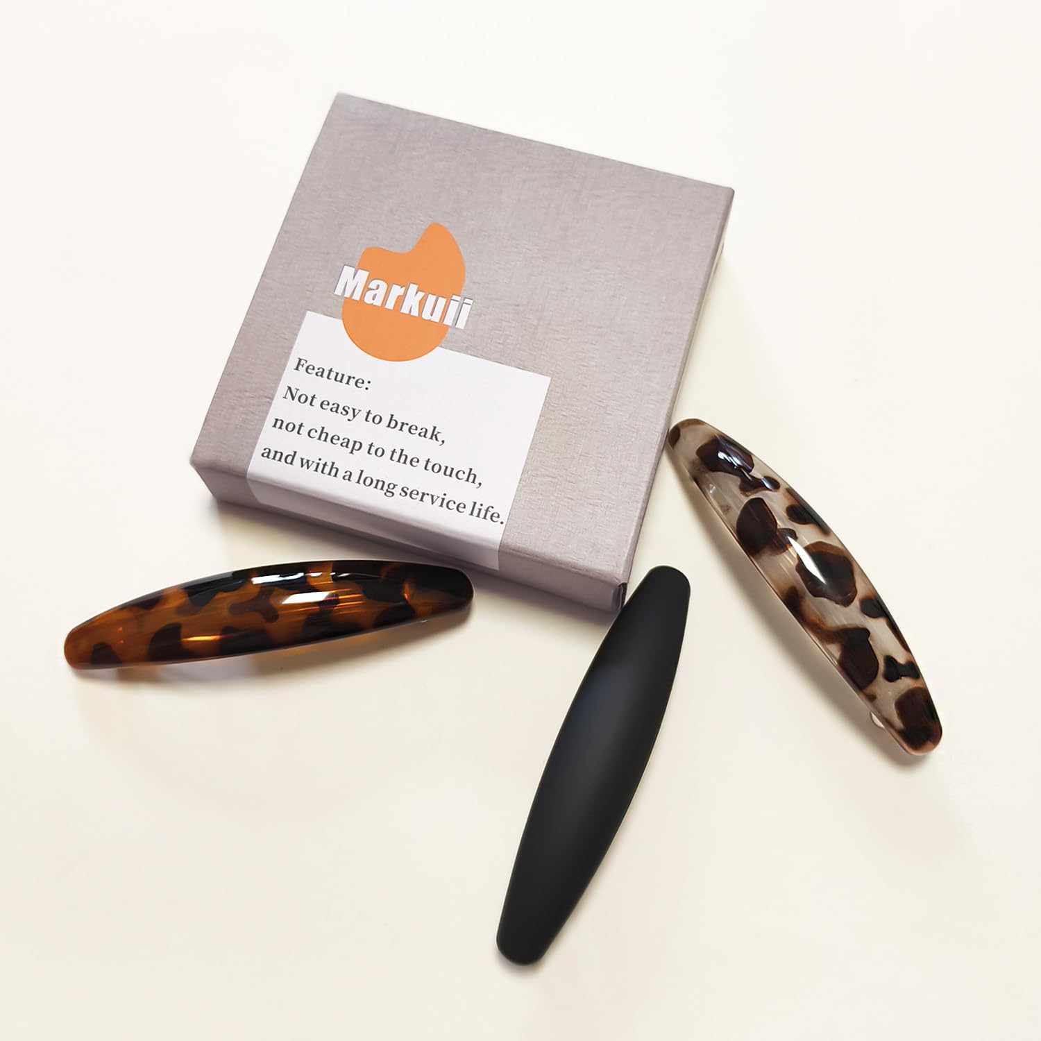 Large Hair Barrette for Women 4 Inch No Slip Not Easy to Break French Hair Clips for Thick to Thin Hair, 3 Pack - Image 6