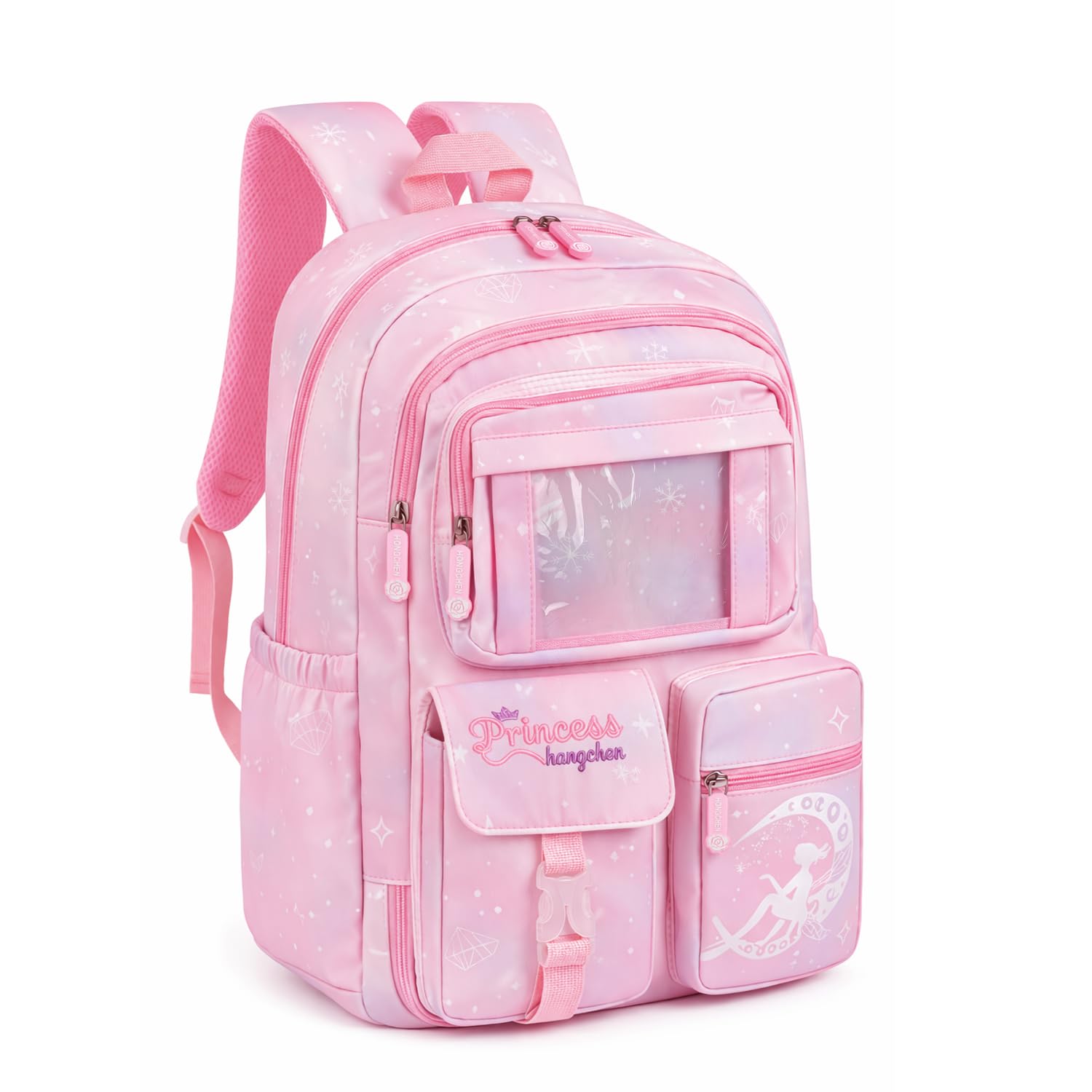 Storite School Backpacks for Girls | Stylish Bag for Kids 7-12 Years Old | 13L Capacity Cartoon Printed & Water Resistant | Durable Burden Relief School Bag Birthday