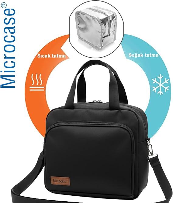 Microcase Termal Günlük Kamp Piknik İçin Yemek İçecek Taşıma Çantası 10 LT AL5430