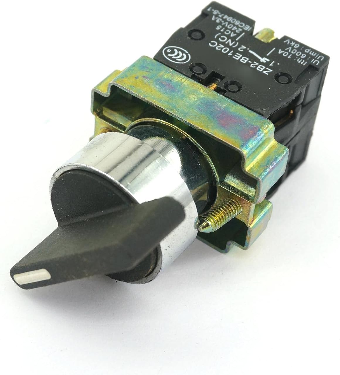 Switch XB2BJ45C 1 NC + NO 2 Positions Momentary Extended Lever Select Selector