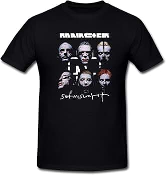 Amazon.com: Drong Men's Six Faces Rammstein Band Sehnsucht