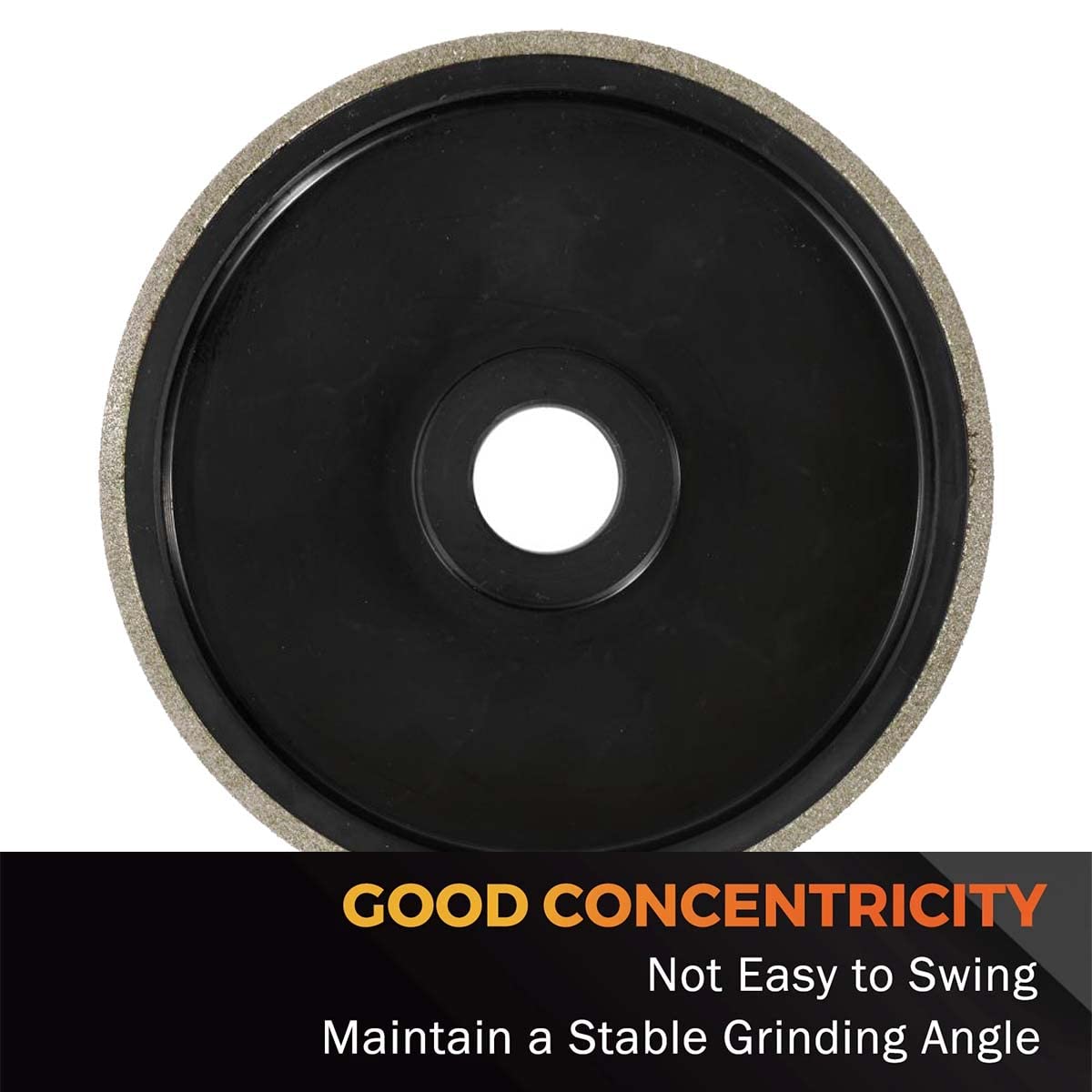 Diamond Lapidary Jewelry Grinding Wheel 6in Diamond Grinding Wheels With 1in Arbor Hole For Gem Marble Stone 120 Grit - View #11