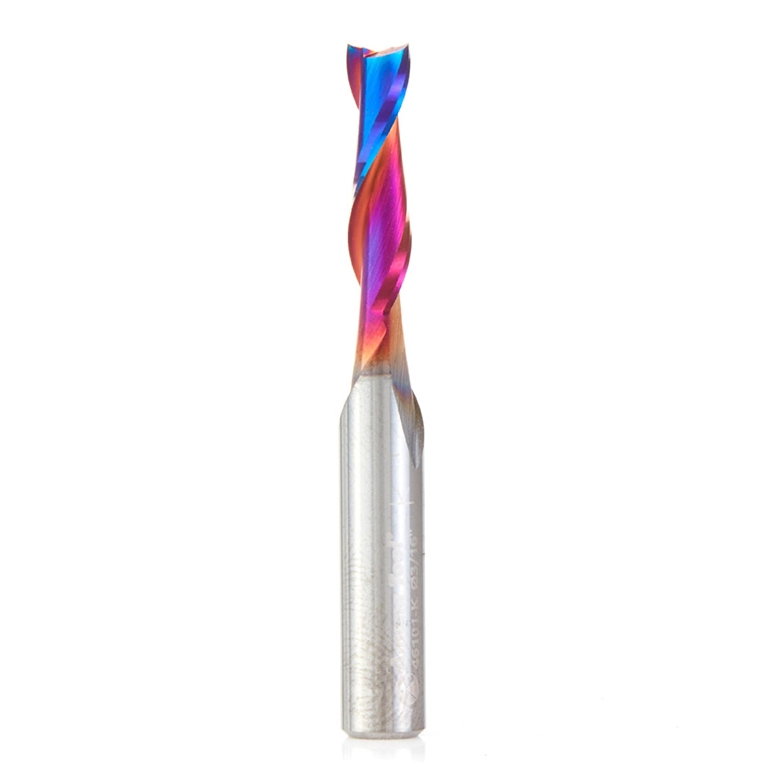 Amana Tool - 46101-K Solid Carbide Spektra Extreme Tool Life Coated Spiral Plunge 3/16 Dia โ image 1