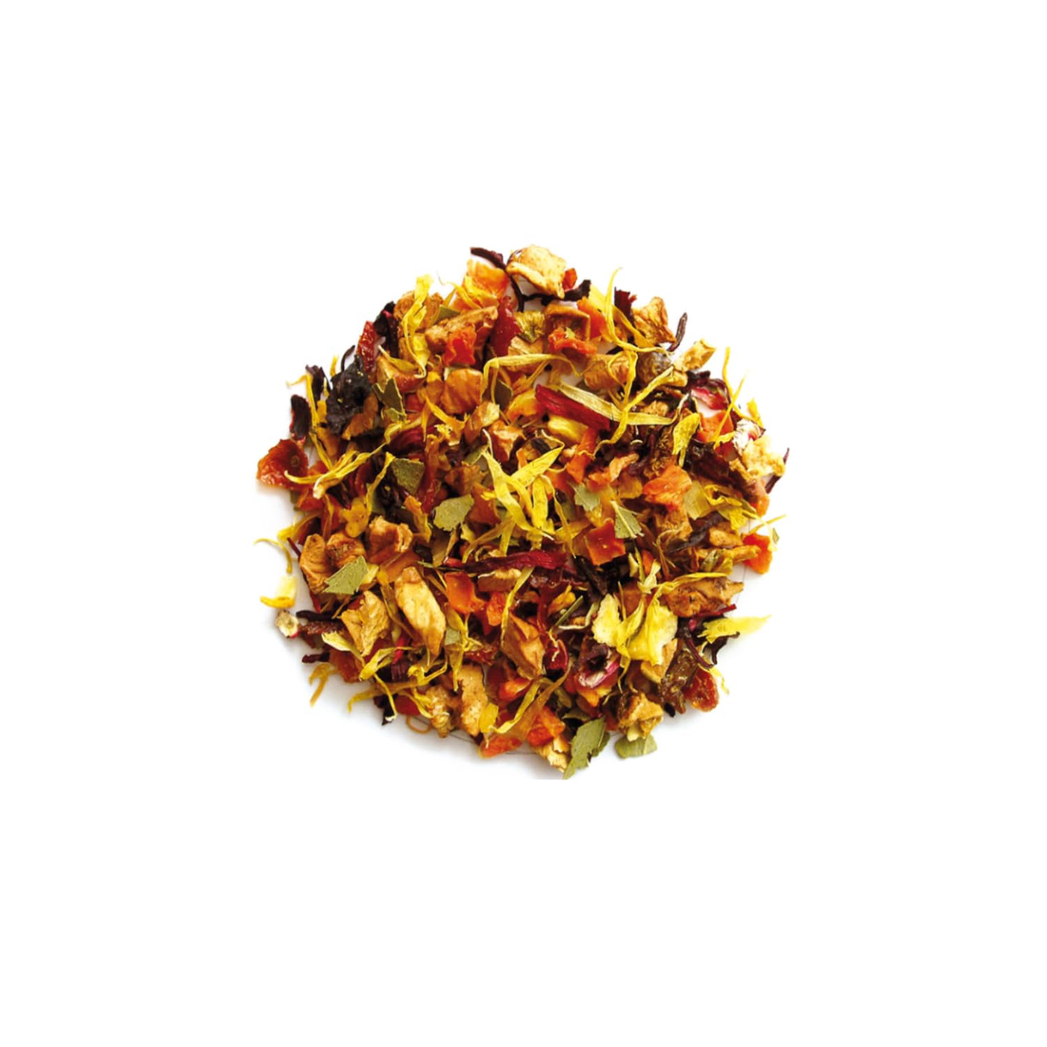 Meridiani® | Pomarańczowy eukaliptus Mieszanka do infuzji | Herbata ziołowa Pomarańczowy Eukaliptus Hibiskus Różowa Cytryna Bez Kofeiny - (6 x 80 g) | Mieszanka owocowa Delikatny smak