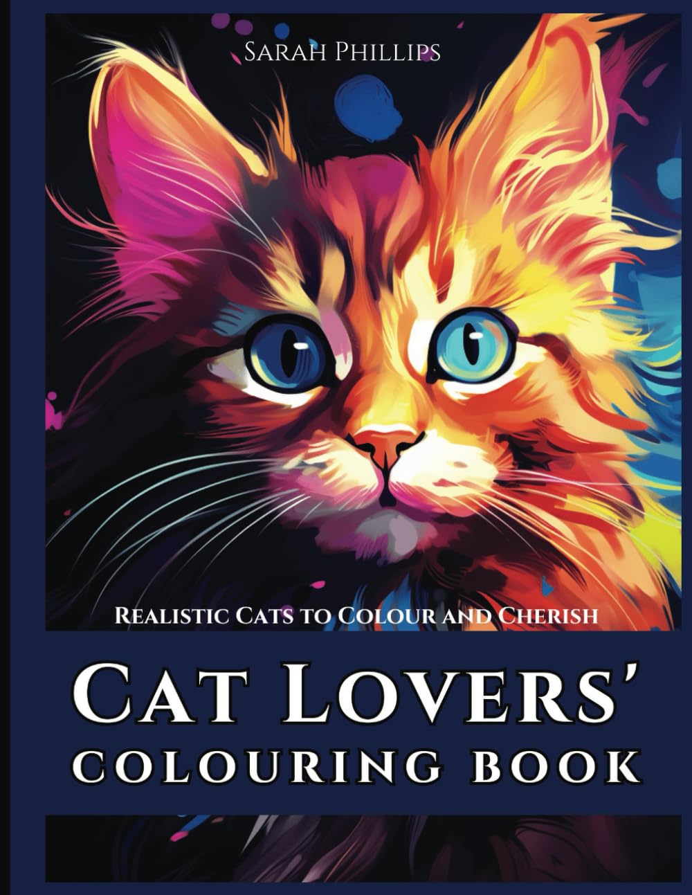 Cat Lovers Colouring Book Realistic Cats to Colour and Cherish: A Creative Journey Featuring Stunningly Detailed Feline Artwork for Relaxation, ... Stress Relief (Mandala Adult Coloring Books)