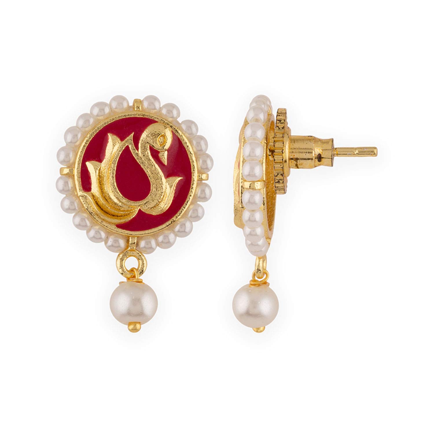 Peacock Motif Pearl Mangalsutra Set